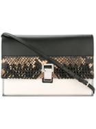 Proenza Schouler Small Lunch Bag W. Strap Embossed Python W Crochet -