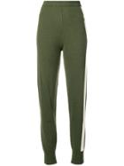 Joseph Stripe Detailed Trousers - Green