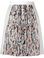 Carven Printed A-line Skirt