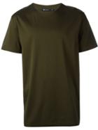 T By Alexander Wang Round Neck T-shirt, Men's, Size: Small, Green, Cotton