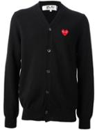 Comme Des Garcons Play Button Fastening Cardigan