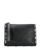 Kenzo Multi-eye Embossed Clutch Bag - Black