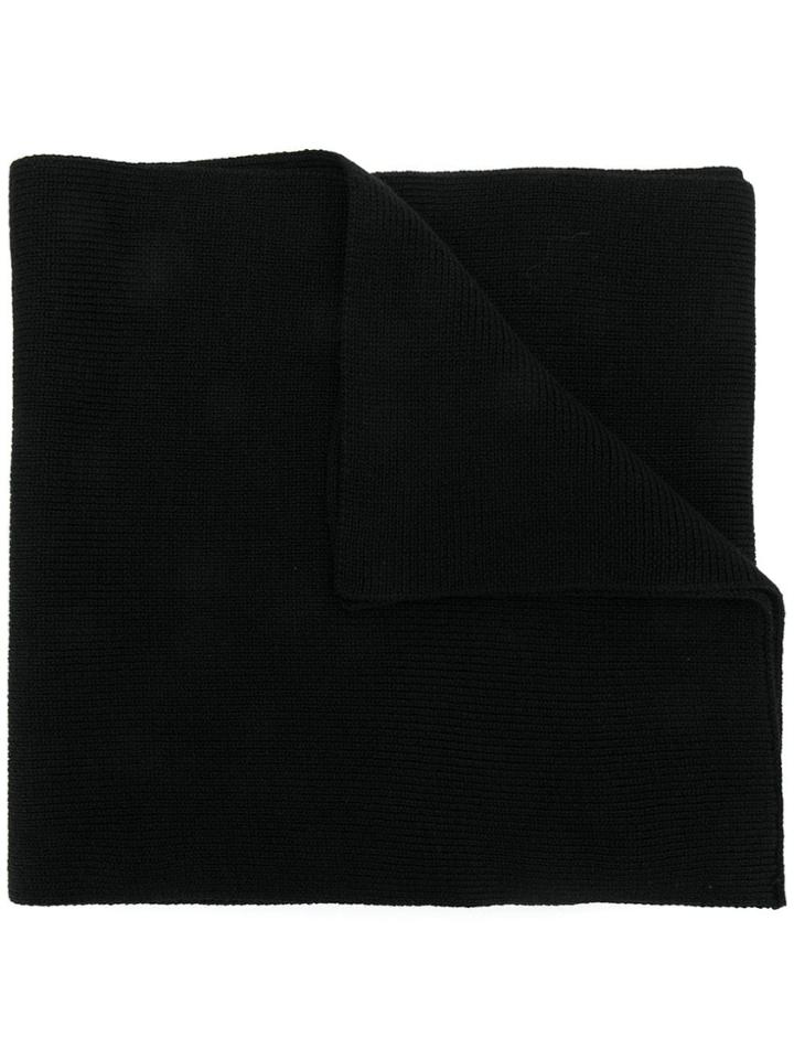 Balmain Logo Detail Scarf - Black