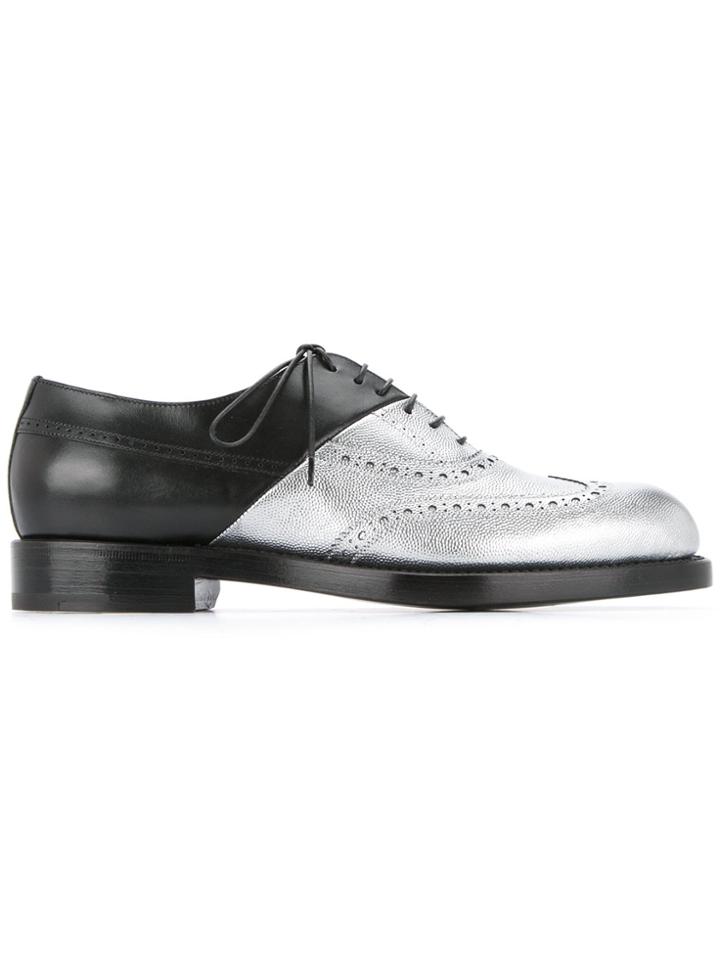 Pierre Hardy Contrast Panel Brogues - Black