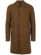 Harris Wharf London Single-breasted Coat - Brown
