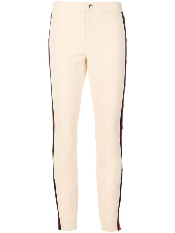 Gucci Side Striped Slim Trousers - Neutrals