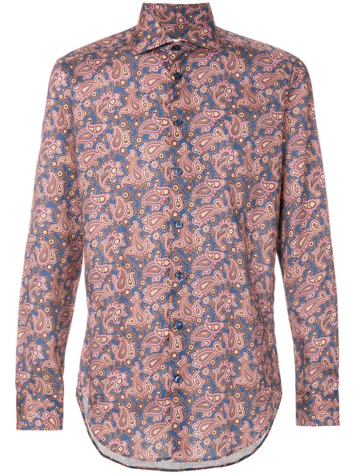 Etro Paisley-print Shirt - Blue