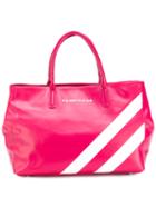 Marc Ellis - Striped Tote - Women - Leather - One Size, Pink/purple, Leather