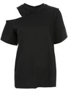 Goen.j Cold Shoulder T-shirt - Black