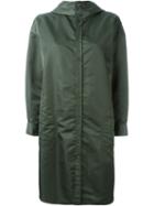 Yohji Yamamoto Single Breasted Coat, Women's, Size: 3, Green, Nylon