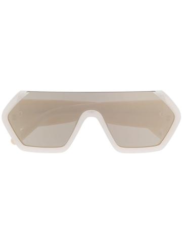 Courrèges Eyewear Geometric Oversized Sunglasses - Neutrals