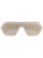 Courrèges Eyewear Geometric Oversized Sunglasses - Neutrals