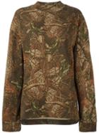 Yeezy Printed Sweatshirt, Women's, Size: Medium, Green, Cotton