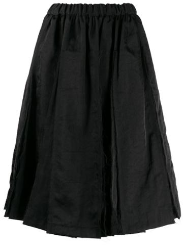 Comme Des Garçons Comme Des Garçons Full Shaped Skirt - Black