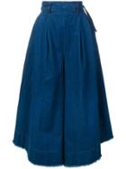 Twin-set High-waist Wide Leg Jeans - Blue
