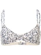 Peony Ruched Bralette - White