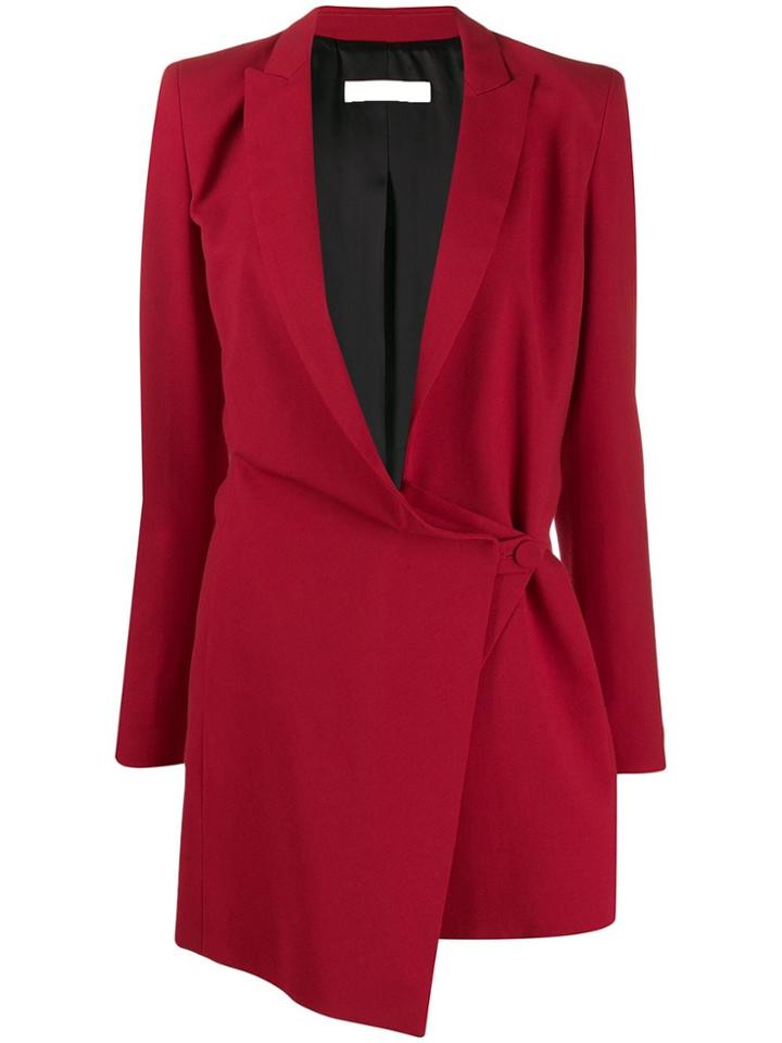 Philosophy Di Lorenzo Serafini Asymmetric Blazer Dress - Red