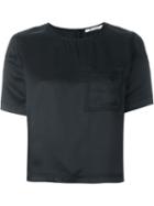 T By Alexander Wang Boxy T-shirt, Women's, Size: 4, Black, Viscose