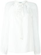 Altuzarra 'benny' Blouse, Women's, Size: 42, White, Silk