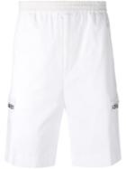 Les Hommes - Zip Pocket Cargo Shorts - Men - Cotton/polyester/spandex/elastane - 48, White, Cotton/polyester/spandex/elastane