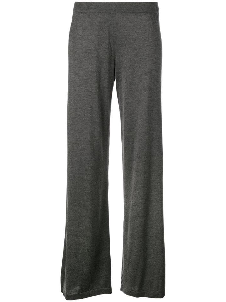 The Row Wide Leg Trousers - Grey