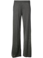 The Row Wide Leg Trousers - Grey
