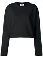 Acne Studios Odice Cropped Sweatshirt - Black