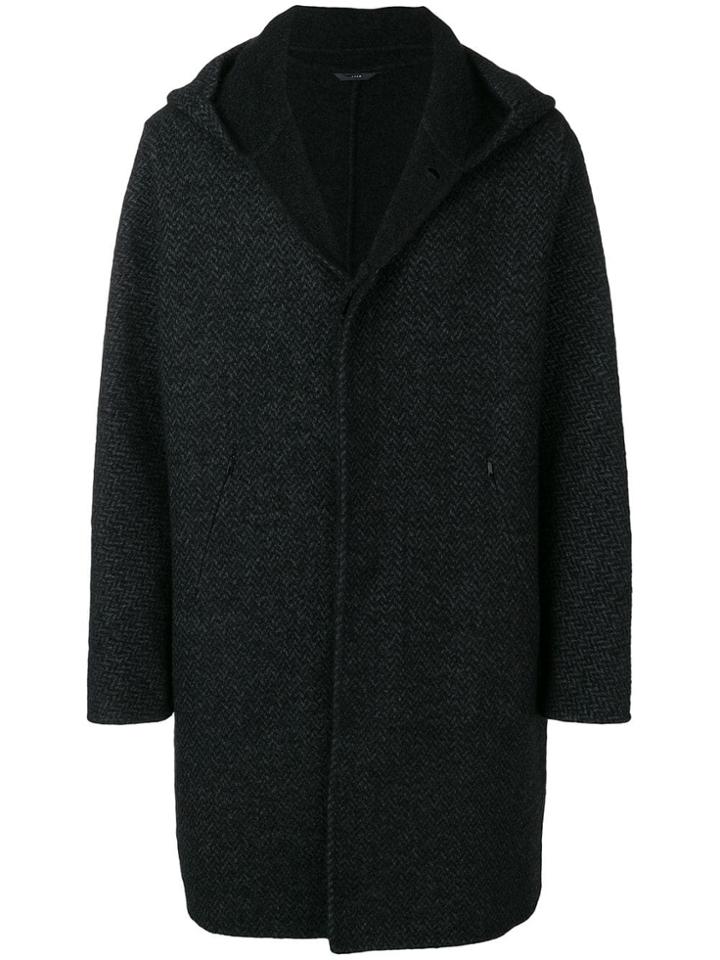 Hevo Hooded Coat - Black