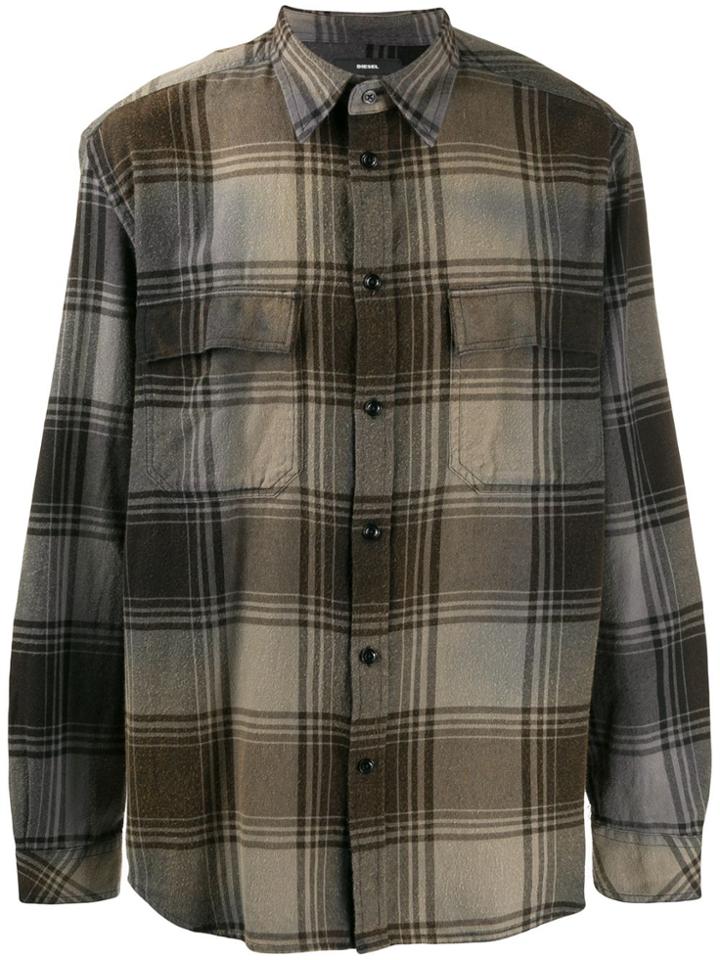 Diesel Vintage Check Shirt - Green