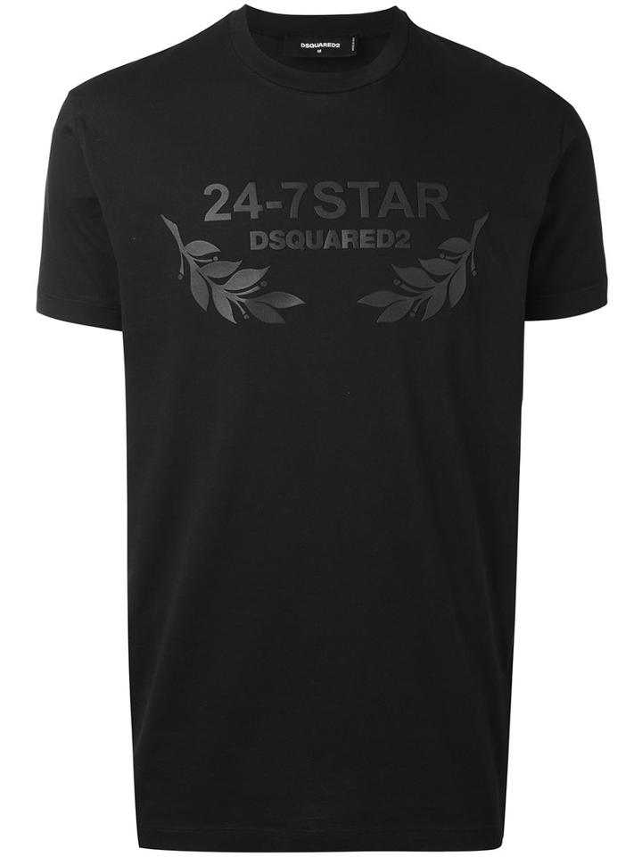 Dsquared2 - Printed T-shirt - Men - Cotton - Xxxl, Black, Cotton