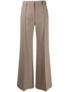 See By Chloé Plain Flared Trousers - Neutrals