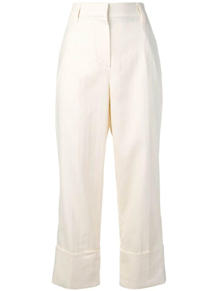 Brunello Cucinelli Straight Wide Leg Trousers - Neutrals
