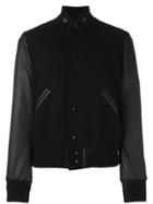 Saint Laurent Star Collar Teddy Jacket - Black