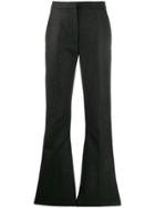 Alexander Mcqueen Flared Tailored Trousers - Grey