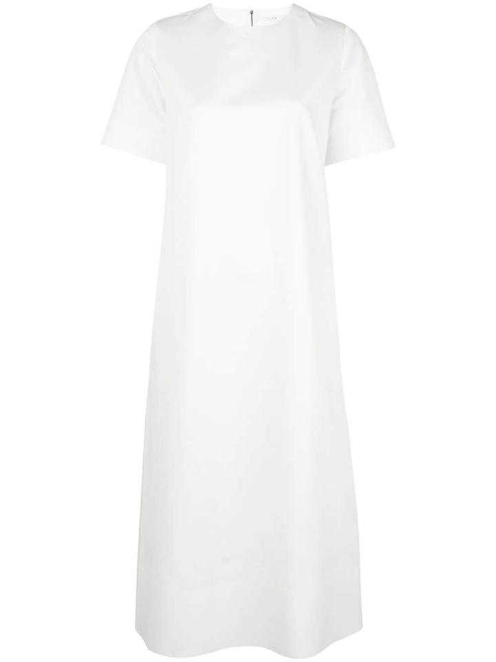The Row Boxy Fit Long Dress - White