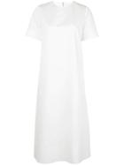 The Row Boxy Fit Long Dress - White