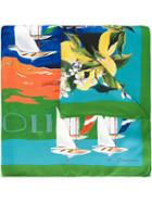 Dolce & Gabbana Napoli Postcard Print Scarf