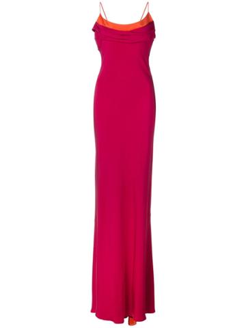 Cushnie Two-tone Gown - Red