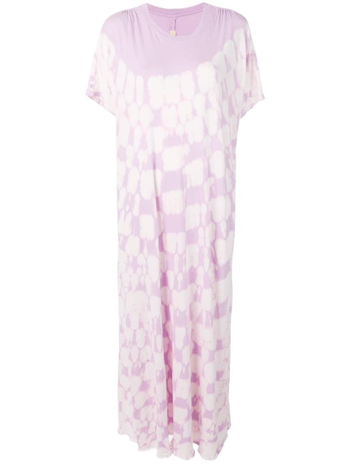 Raquel Allegra Tie-dye Knit Dress - Purple