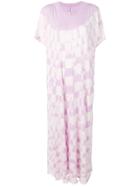 Raquel Allegra Tie-dye Knit Dress - Purple