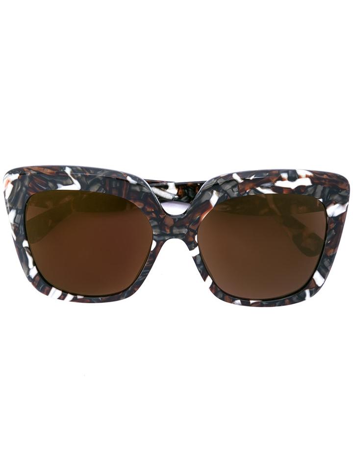 Mykita - Rita Sunglasses - Women - Acetate - One Size, Brown, Acetate