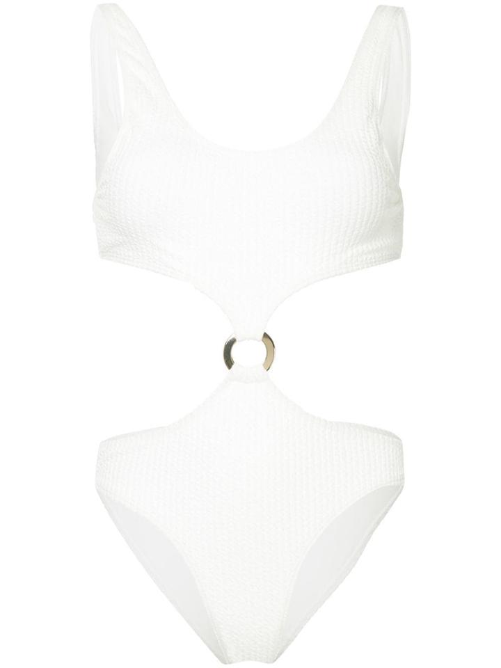 Duskii Julia Cut-out Swimsuit - White
