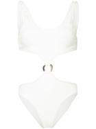 Duskii Julia Cut-out Swimsuit - White