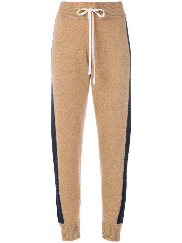 Juicy Couture Striped Track Pants - Nude & Neutrals