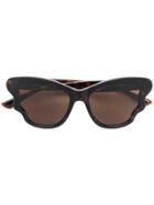 Mcq By Alexander Mcqueen Eyewear Oversized Cat-eye Sunglasses - Brown