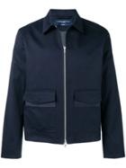 Natural Selection Aviator Shape Jacket - Blue