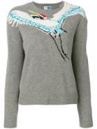 Kenzo Bird Patch Sweater - Grey