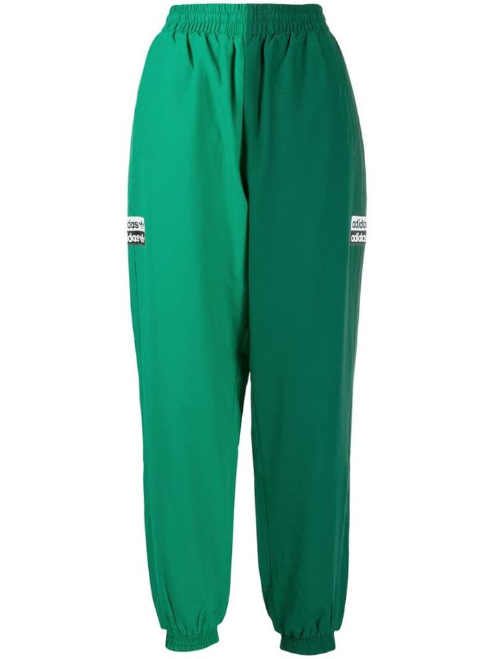 Adidas Block Panel Track Pants - Green