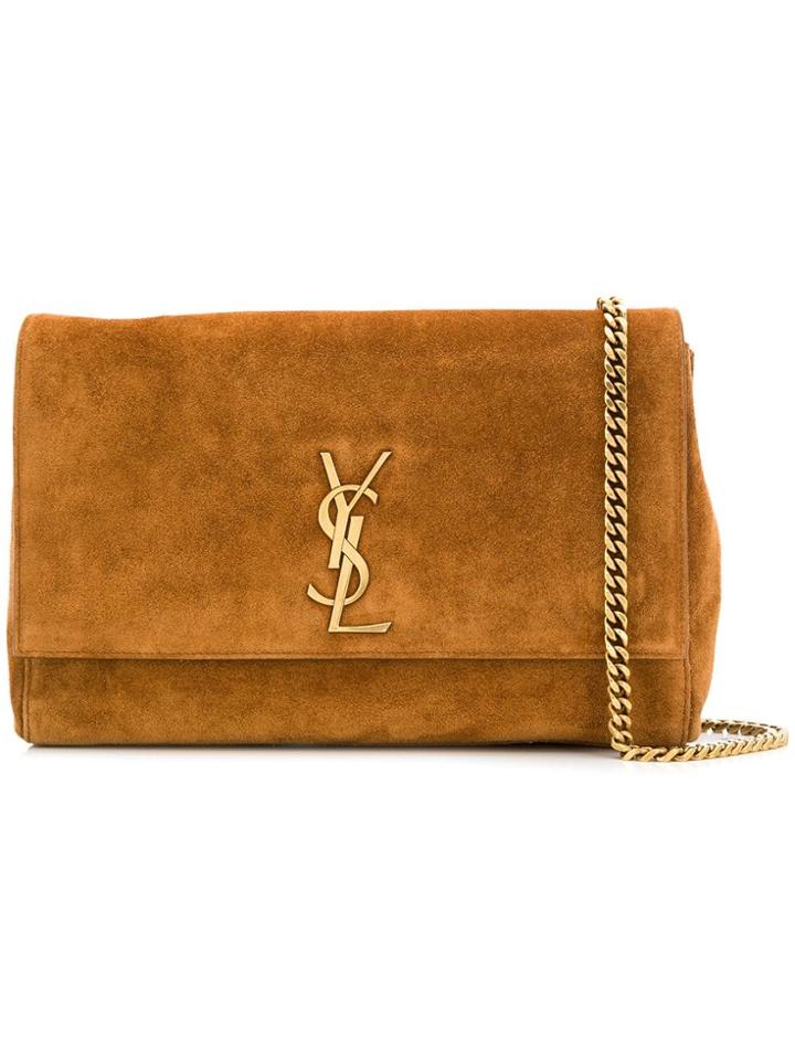 Saint Laurent Medium Kate Bag - Brown