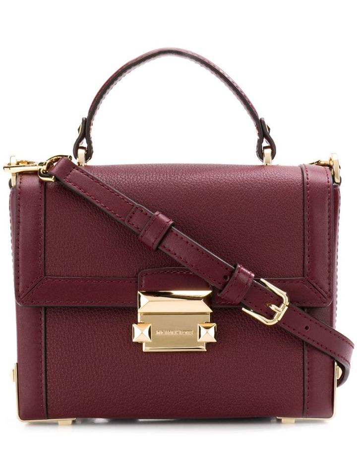 Michael Michael Kors Jayne Small Pebbled Trunk Bag - Red